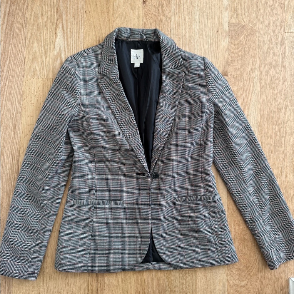 GAP Plaid Blazer